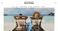 Desktop Screenshot of mombasaairsafaris.com