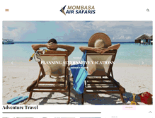Tablet Screenshot of mombasaairsafaris.com